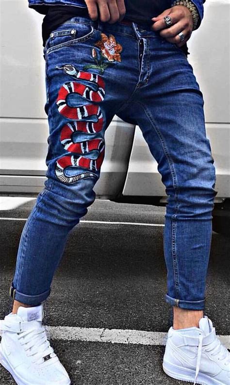 pants gucci hombre precio|gucci jeans for men cheap.